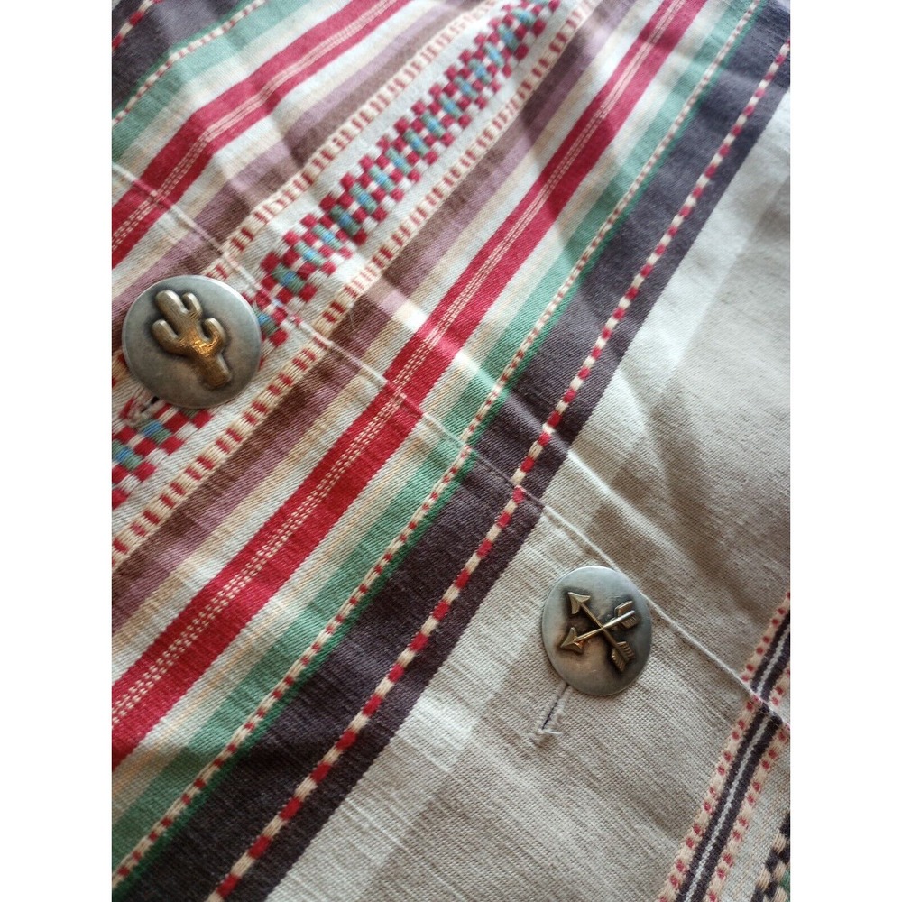Vintage Five Star By Roper 3 Metal Studs Blazer Womens XL Western Rodeo Shacket - Picture 2 of 15